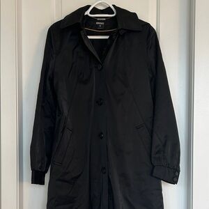 DKNY Black Trench Coat